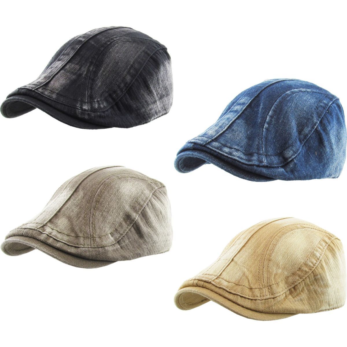 IVY Hat -K206, Washed Denim, Multi-Coloured, Adjustable Fashion Hat