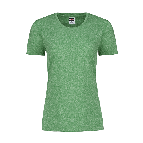 S05931 - Riviera - Ladies Performance Crewneck T-Shirt Green Heather 5931 __label:SALE-Purple & Green CX2 dry fit dryfit Ladies soccer jersey team Women
