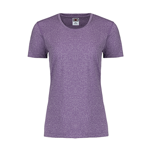 S05931 - Riviera - Ladies Performance Crewneck T-Shirt Purple Heather 5931 __label:SALE-Purple & Green CX2 dry fit dryfit Ladies soccer jersey team Women