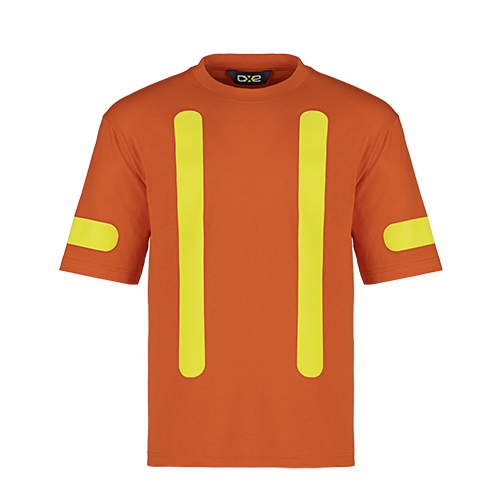 S05933 - Sentry - Adult Cotton Safety T-Shirt Orange 100% Cotton 5933 adult CX2 Hi-Vis mens