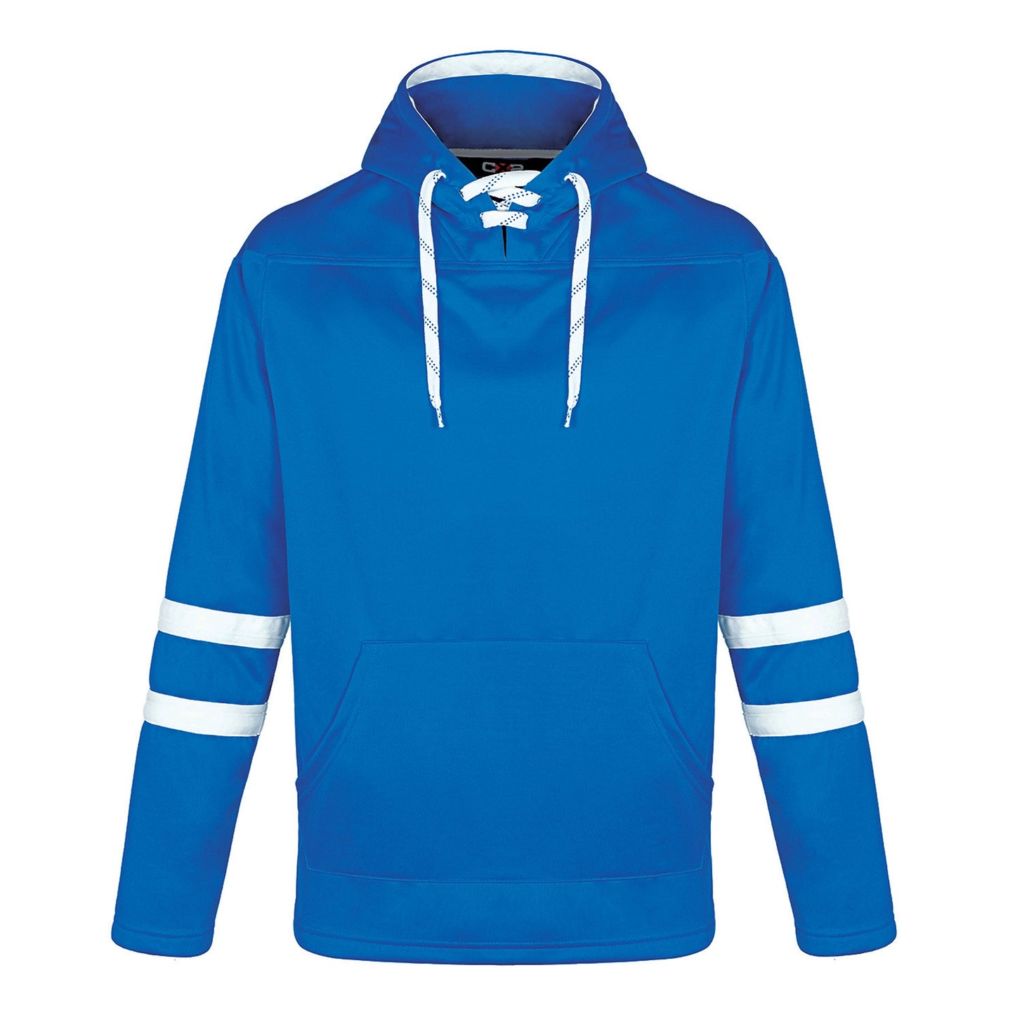 L00617 - Dangle - Adult Pullover Hockey Lace Hooded Sweatshirt