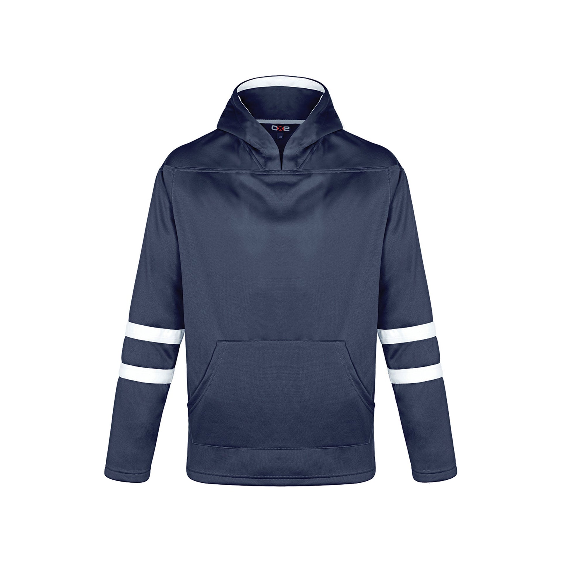 L0617Y - Dangle - Youth Pullover Hockey Lace Hooded Sweatshirt Navy White 617y CX2 hoodie hoodies youth