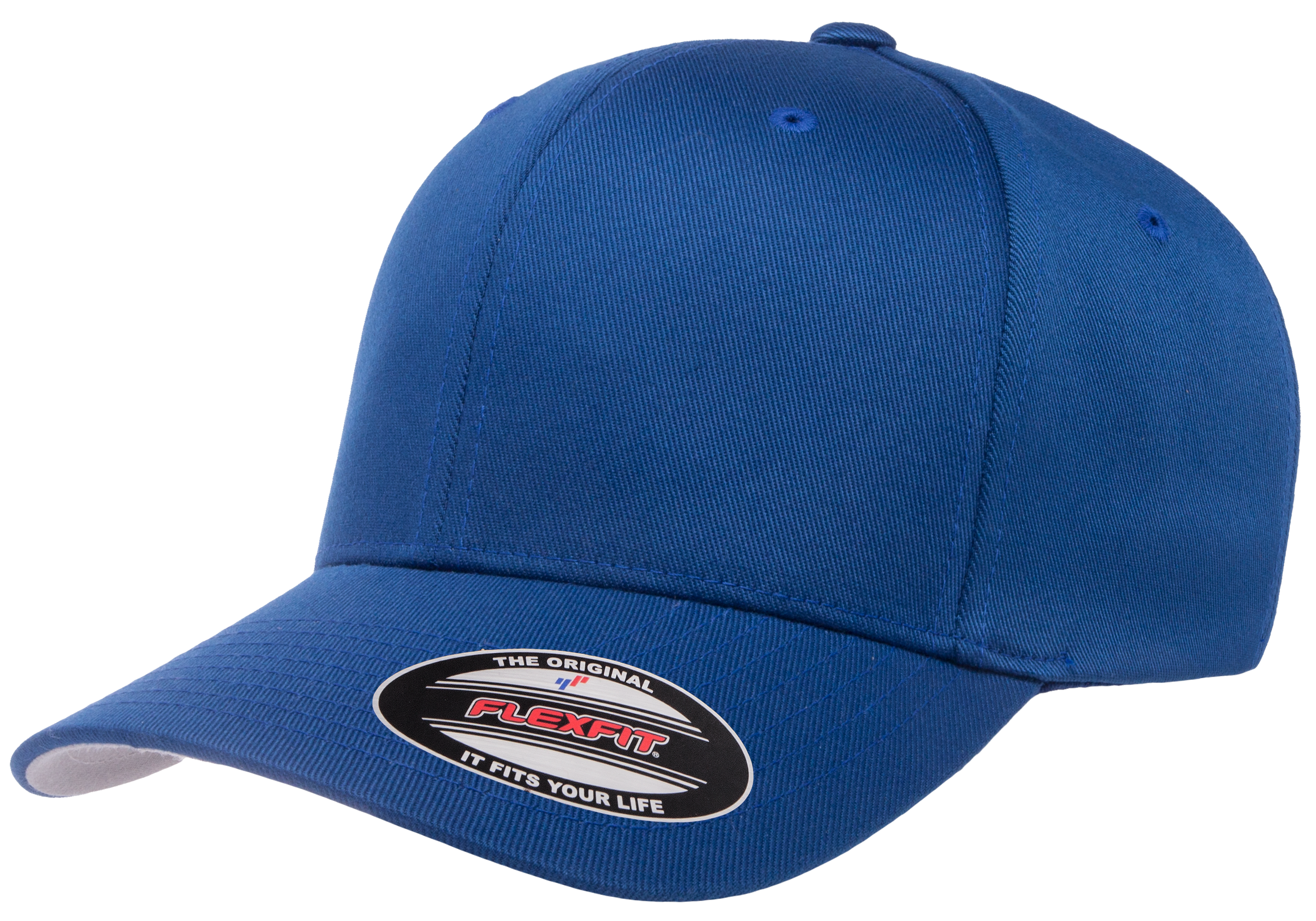 F06277 - FlexFit Wooly Combed Fitted Cap Royal 06277 6277 __label:IN-STOCK fitted fitted cap