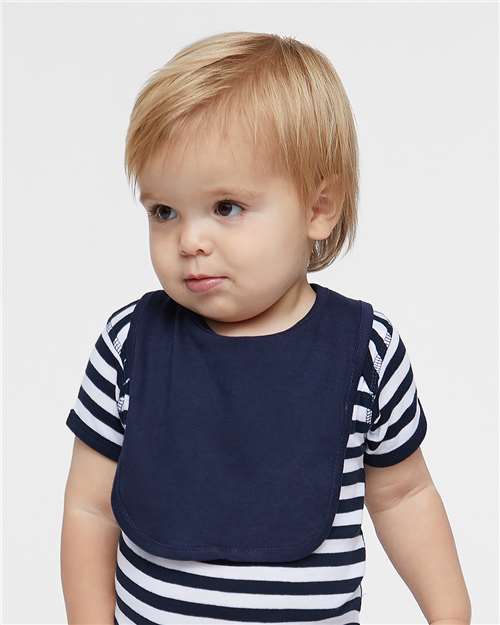 Rabbit Skins 1005, Infant Premium Jersey Bib, Navy