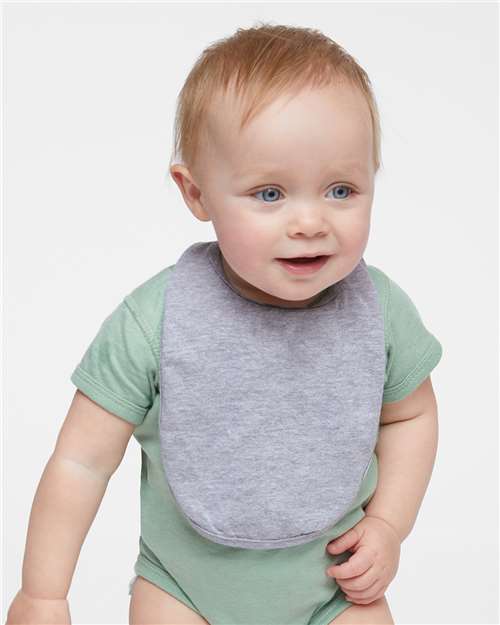 Rabbit Skins 1005, Infant Premium Jersey Bib, Heather