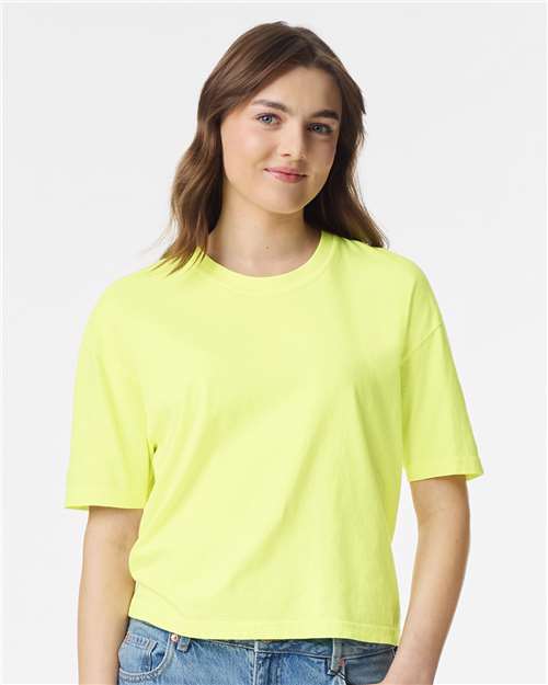 Women's Garment-Dyed Heavyweight Boxy T-Shirt -  - 6069 - Toronto Screen Printing- Color