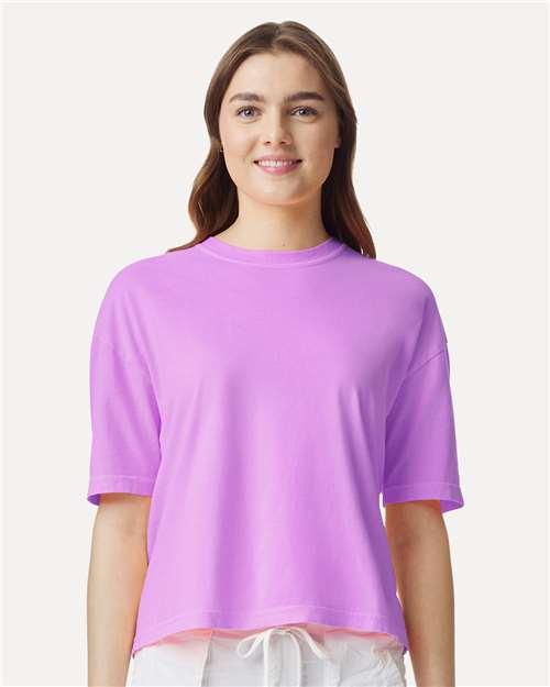 Women's Garment-Dyed Heavyweight Boxy T-Shirt -  - 6069 - Toronto Screen Printing- Color