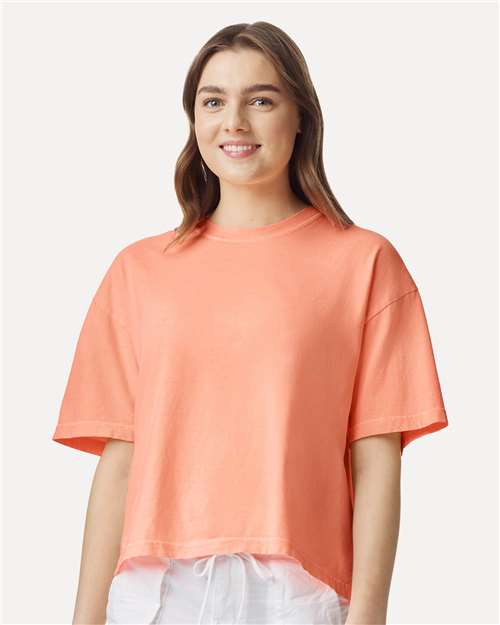 Women's Garment-Dyed Heavyweight Boxy T-Shirt -  - 6069 - Toronto Screen Printing- Color