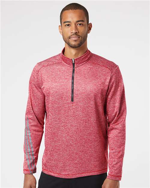 Men's Brushed Terry Heathered Quarter-Zip Pullover -  - 6095 - Toronto Screen Printing- Color
