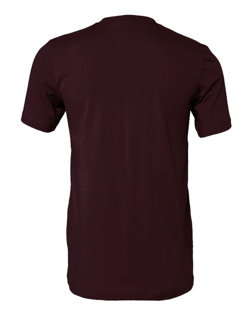 BELLA + CANVAS 3001, Jersey Tee, Oxblood Black