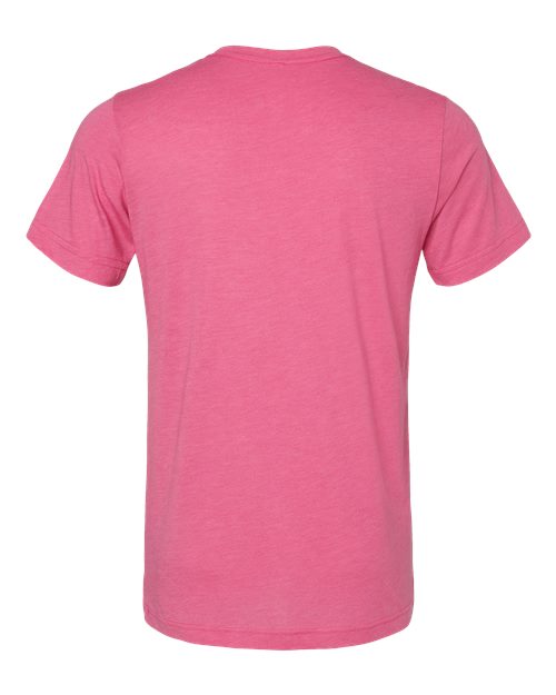 BELLA + CANVAS 3413, Triblend Tee, Charity Pink Triblend