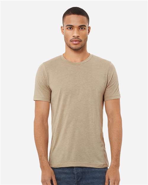 BELLA + CANVAS 3413, Triblend Tee, Tan Triblend