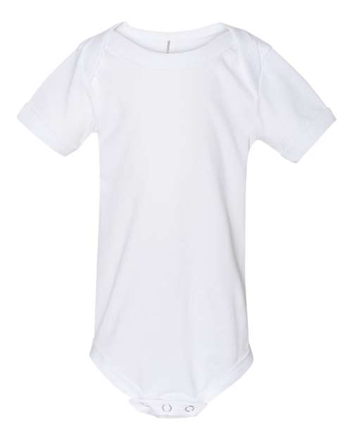 BELLA + CANVAS 100B, Infant Jersey One Piece, White