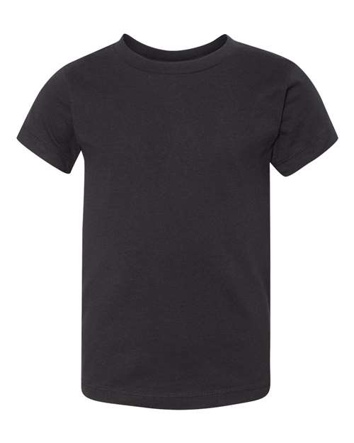 BELLA + CANVAS 3001T, Toddler Jersey Tee, Black
