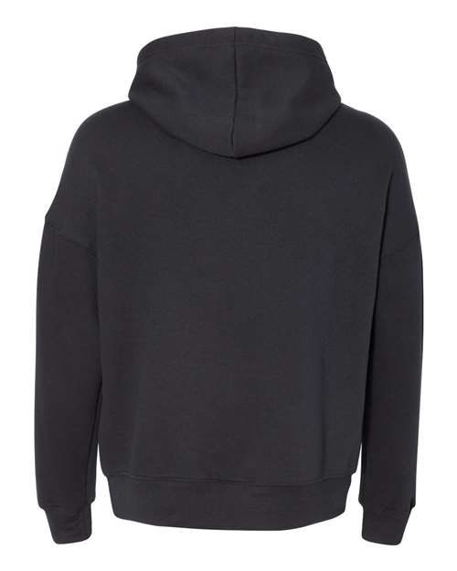 BELLA + CANVAS 3729, Unisex Sponge Fleece Drop Shoulder Hoodie Sweatshirt, Black