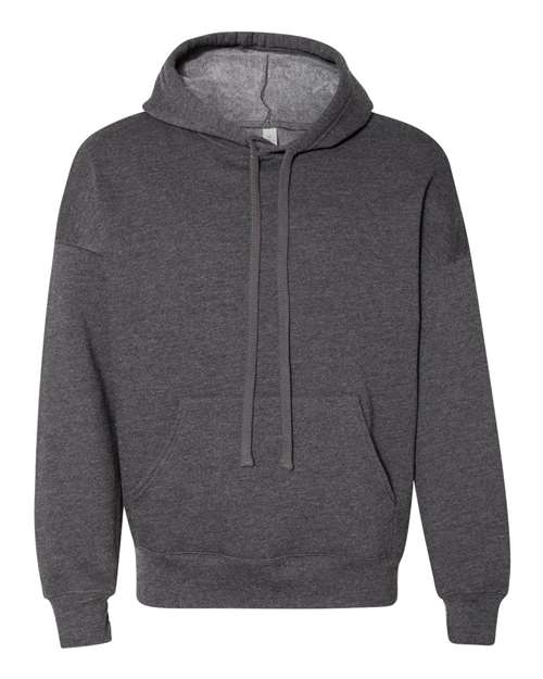 BELLA + CANVAS 3729, Unisex Sponge Fleece Drop Shoulder Hoodie Sweatshirt, Dark Grey Heather