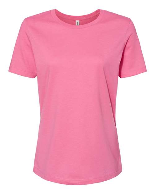 BELLA + CANVAS 6400, Women’s Relaxed Jersey Tee, Charity Pink
