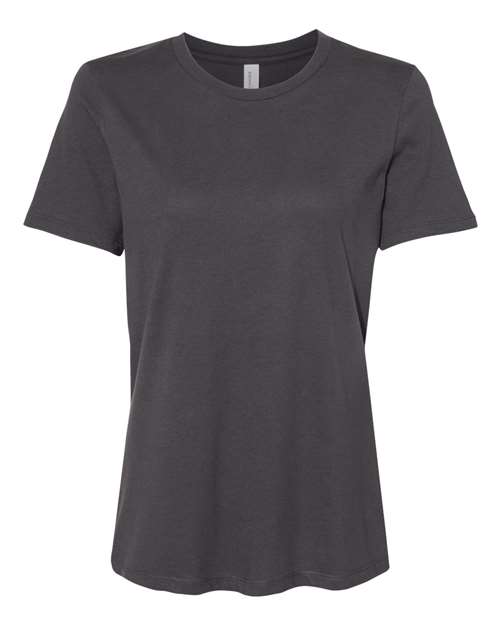 BELLA + CANVAS 6400, Women’s Relaxed Jersey Tee, Dark Grey