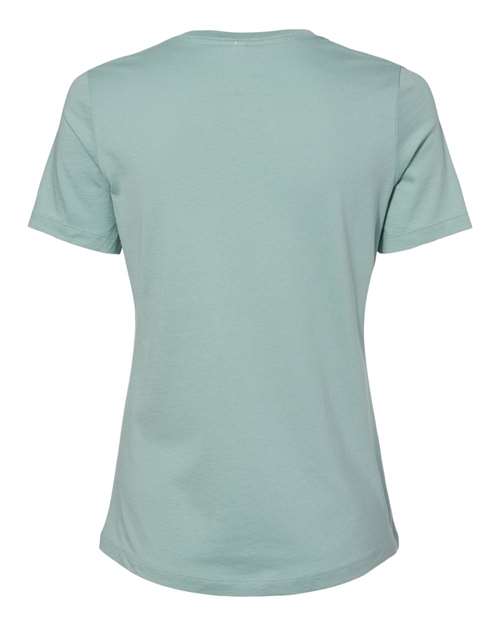 BELLA + CANVAS 6400, Women’s Relaxed Jersey Tee, Dusty Blue