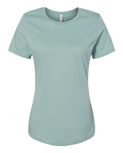 BELLA + CANVAS 6400, Women’s Relaxed Jersey Tee, Dusty Blue