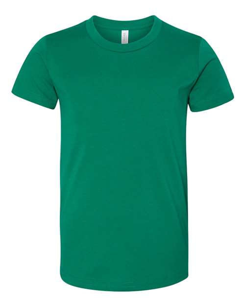 BELLA + CANVAS 3001Y, Youth Jersey Tee, Kelly