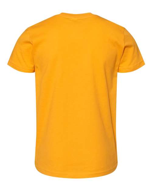 BELLA + CANVAS 3001Y, Youth Jersey Tee, Gold