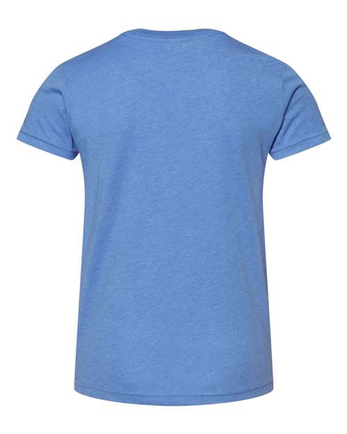 BELLA + CANVAS 3001Y, Youth Jersey Tee, Columbia Blue