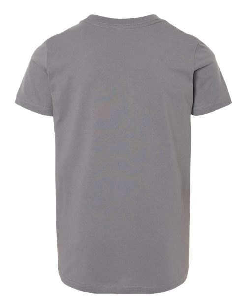 BELLA + CANVAS 3001Y, Youth Jersey Tee, Storm
