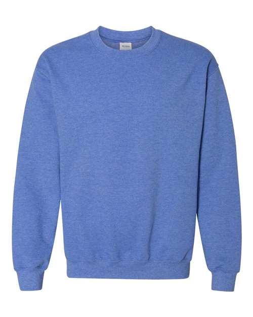 Gildan 18000, Unisex Heavy Blend Crewneck Sweatshirt, Heather Deep Royal