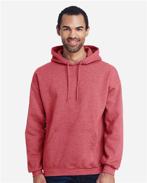 Unisex Heavy Blend™ Hooded Sweatshirt - Heather Scarlet Red -  - 395