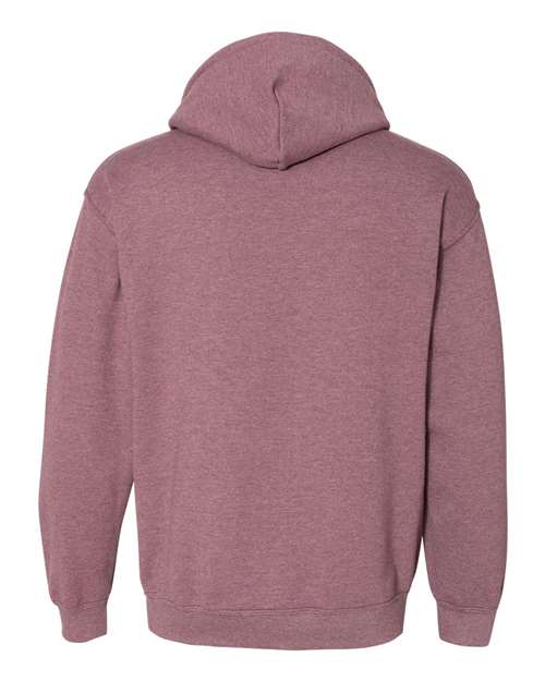 Gildan 18500, Unisex Heavy Blend Hooded Sweatshirt, Heather Dark Maroon