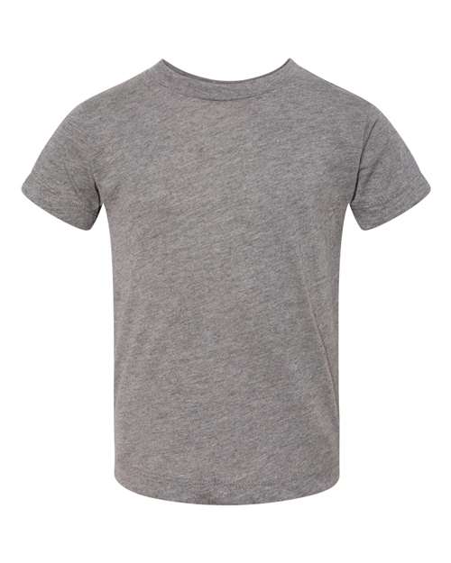 BELLA + CANVAS 3413T, Toddler Triblend Tee, Grey Triblend