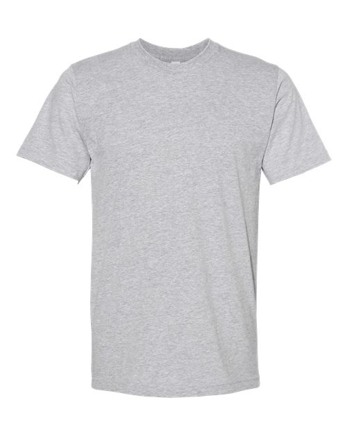 American Apparel 2001, Unisex Fine Jersey Tee, Heather Grey