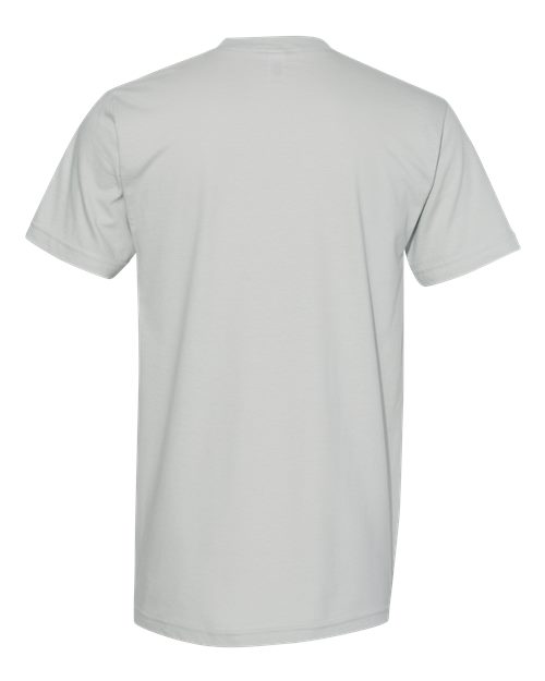 American Apparel 2001, Unisex Fine Jersey Tee, New Silver