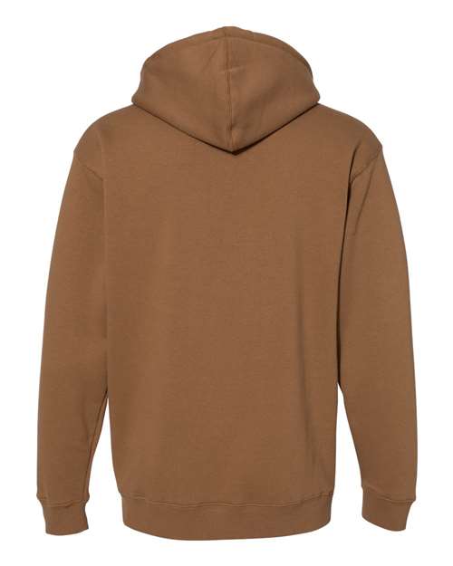 Independent Trading Co. IND4000, Unisex Heavyweight Hooded Sweatshirt, Saddle