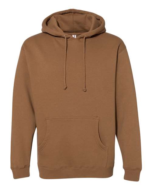 Independent Trading Co. IND4000, Unisex Heavyweight Hooded Sweatshirt, Saddle
