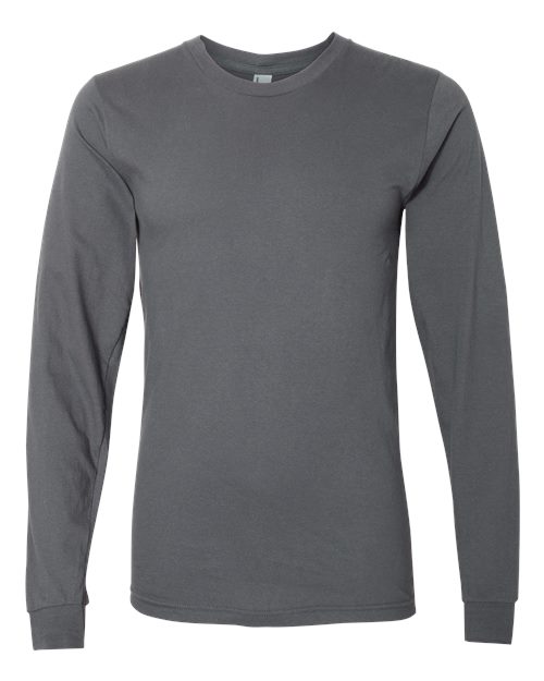 American Apparel 2007, Unisex Fine Jersey Long Sleeve Tee, Asphalt