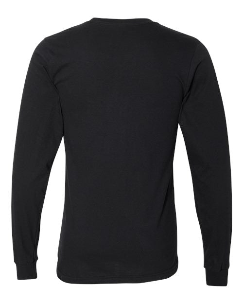 American Apparel 2007, Unisex Fine Jersey Long Sleeve Tee, Black