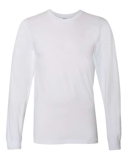 American Apparel 2007, Unisex Fine Jersey Long Sleeve Tee, White
