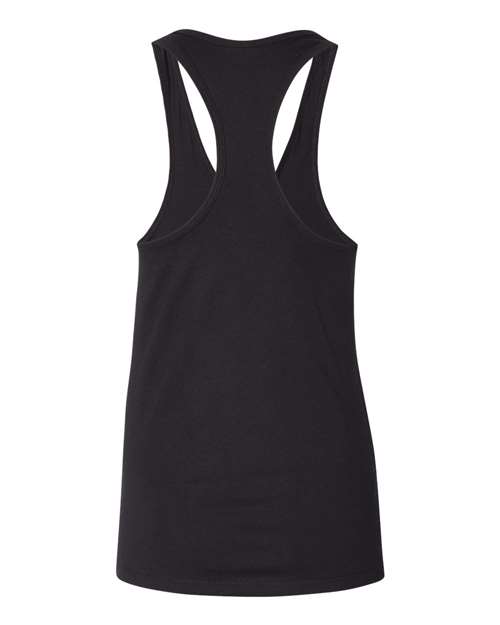 BELLA + CANVAS 6008, Women's Jersey Racerback Tank, Black