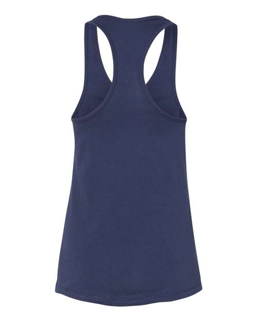 BELLA + CANVAS 6008, Women's Jersey Racerback Tank, Navy
