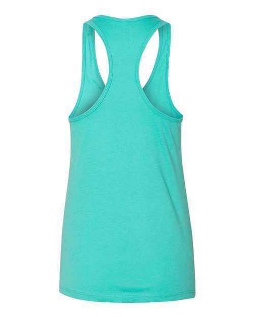BELLA + CANVAS 6008, Women's Jersey Racerback Tank, Teal