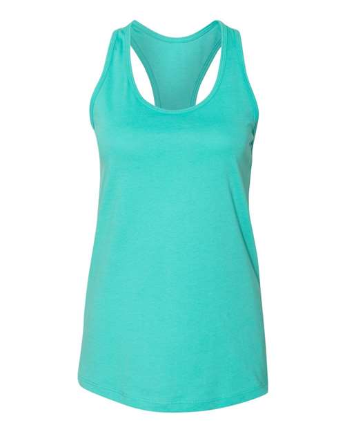 BELLA + CANVAS 6008, Women's Jersey Racerback Tank, Teal
