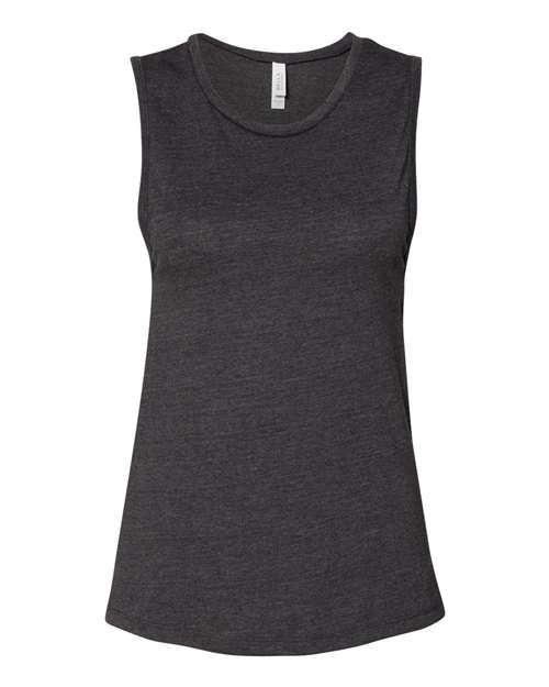 BELLA + CANVAS 6003, Women's Jersey Muscle Tank, Dark Grey Heather