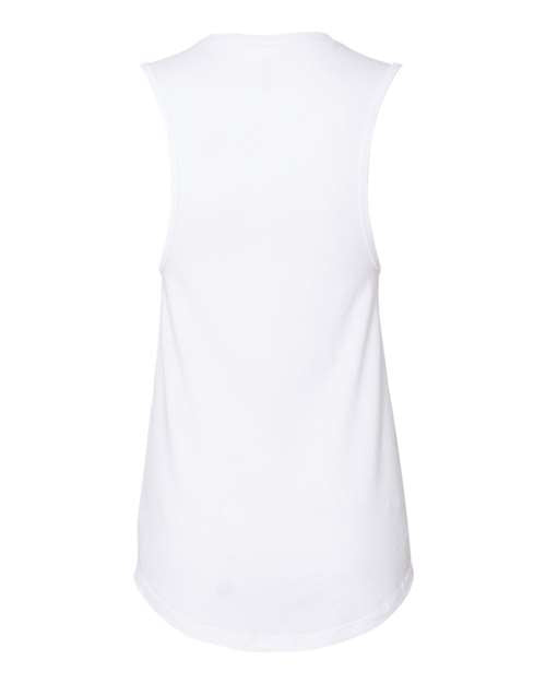 BELLA + CANVAS 6003, Women's Jersey Muscle Tank, White