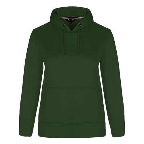 L00688 - Palm Aire - Ladies Polyester Pullover Hooded Sweatshirt Forest Green 100% Polyester Brushed Fleece 688 CX2 Ladies team Women