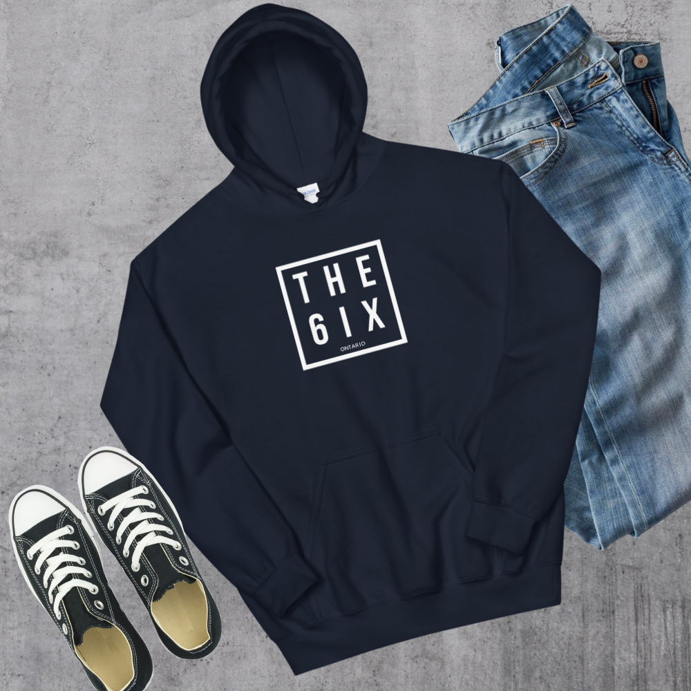 The 6ix Square Hoodie Canadian City Apparel