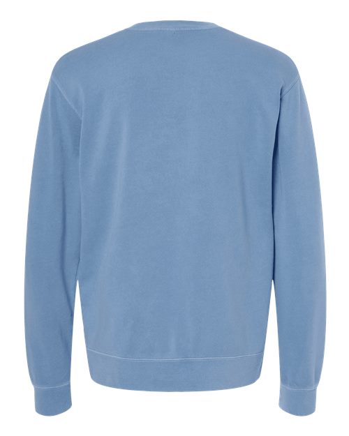 Independent Trading Co. PRM3500, Unisex Midweight Pigment-dyed Crewneck Sweatshirt, Pigment Light Blue