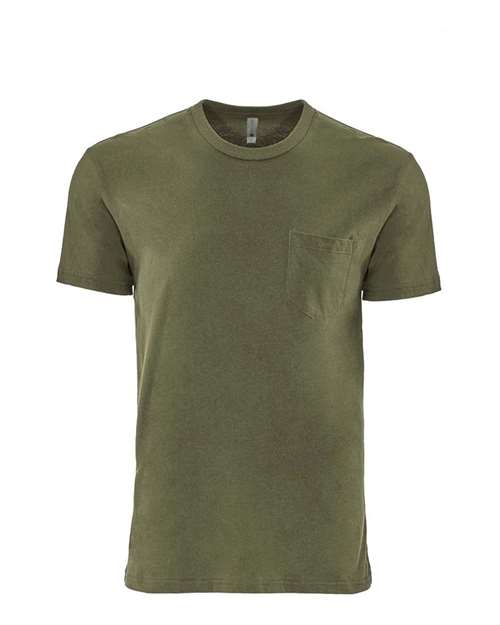 Unisex Cotton Pocket T-Shirt - - 6791 Military Green 2XL 21618 3605 4-4.9 oz Adult Best Selling Brands CA New ab Cotton Cotton - 100% Cotton - Combed Cotton - Over 50% Cotton - Ringspun Crewneck Eco-Friendly Fashion T-Shirts Fitted Go To Fashion Jersey Light (Under 5 oz) Mens & Unisex Next Level No Visible Logos Pockets Short Sleeves Side Seams Socially Conscious Manufacturing Sustainable Manufacturing Sustainable Styles T-Shirts T-Shirts - Premium Tear Away Tops Unisex