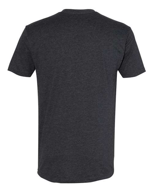 Next Level 6410, Unisex Sueded Tee, Heather Charcoal